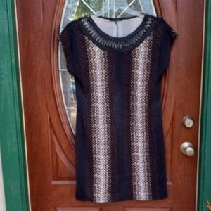 Blue Sage Geometric Style Dress Size M